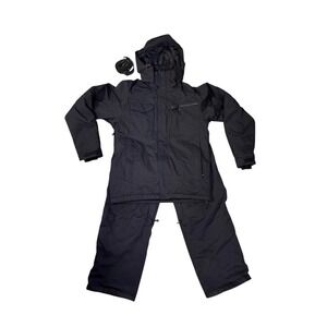 Polar Edge Platinum Series Mens Sz Small Black Ski Jacket‎ & Snow Pants Set